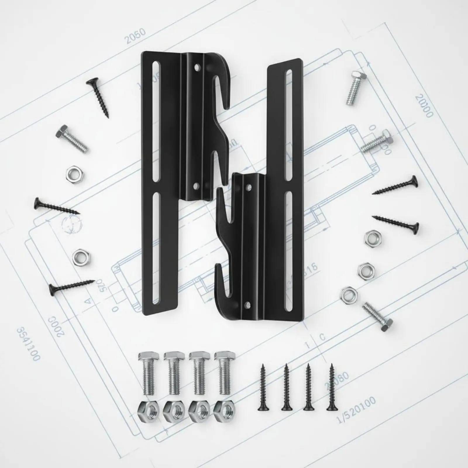 2 Pieces Bolt on to Hook on Adapter Heavy Duty Bed Frame Conversion Bracket Headboard Mounting Kit Adjustable
2 Pieces Bolt on to Hook on Adapter Heavy Duty Bed Frame Conversion Bracket Headboard Mounting Kit Adjustable
