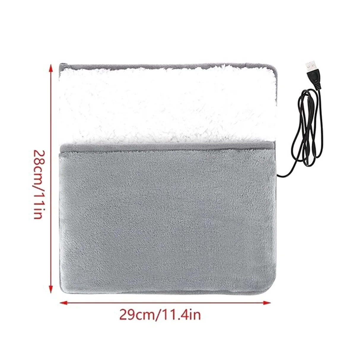 A77Q-USB Charging Electric Foot Heating Pad Universal Soft Plush Washable Foot Warmer Heater Household Foot Warming Mat
A77Q-USB Charging Electric Foot Heating Pad Universal Soft Plush Washable Foot Warmer Heater Household Foot Warming Mat