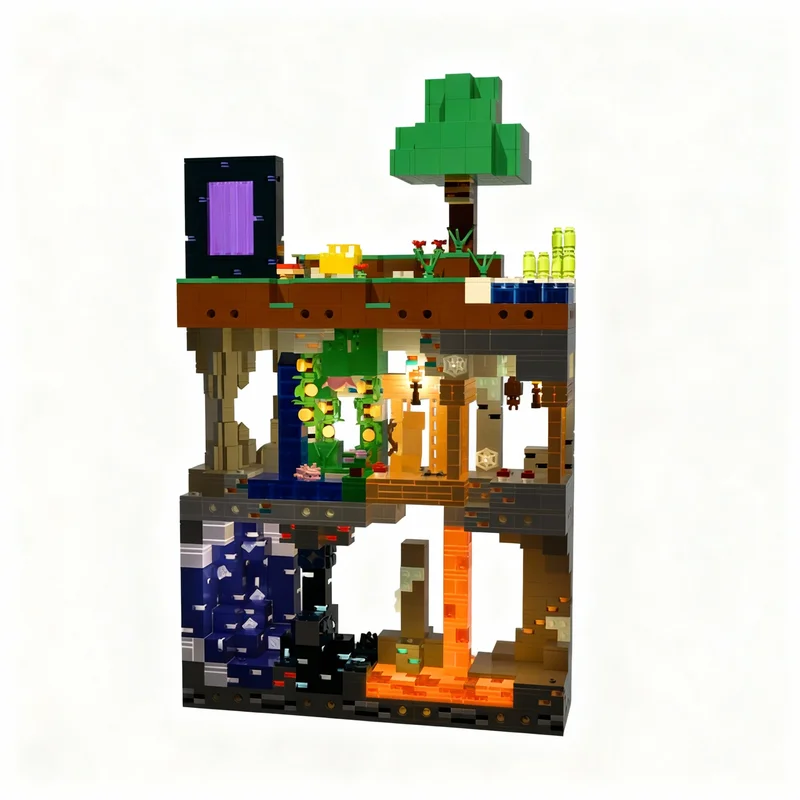 2176PCS MOC Game Series Chunk Model DIY Creative Assembly Building Blocks Display Birthday Gift Collectible Decoration Blocks
2176PCS MOC Game Series Chunk Model DIY Creative Assembly Building Blocks Display Birthday Gift Collectible Decoration Blocks