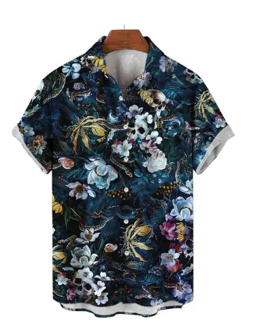 Summer Short Sleeved Shirt, Casual Button Up Collar Top, Loose Digital Printed Shirt, Trendy Vacation Men's Clothing 2025
Summer Short Sleeved Shirt, Casual Button Up Collar Top, Loose Digital Printed Shirt, Trendy Vacation Men's Clothing 2025