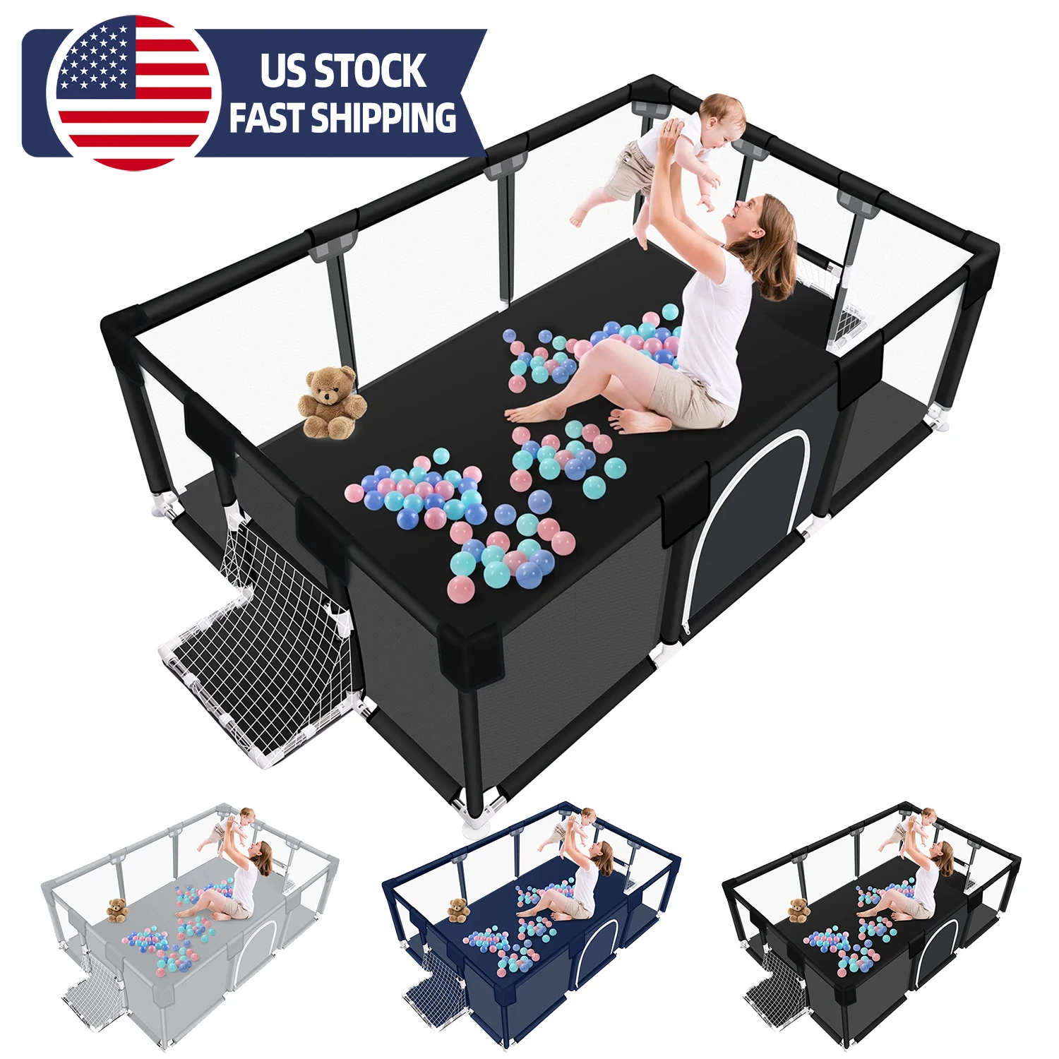 ANGDUO 71 дюймов большой детский манеж противоскользящий детский забор игровой двор с дышащей сеткой игровой двор для младенцев подарки для детей
ANGDUO 71 дюймов большой детский манеж противоскользящий детский забор игровой двор с дышащей сеткой игровой двор для младенцев подарки для детей