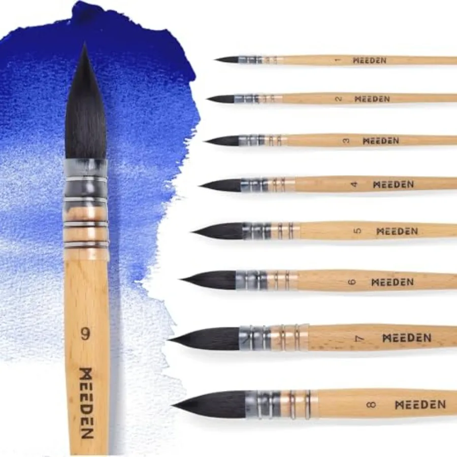 Watercolor Brushes Professional Pack Synthetic Squirrel Hair Artist Paint Brushes with Beech Wood Handle Great for Artists Hobb
Watercolor Brushes Professional Pack Synthetic Squirrel Hair Artist Paint Brushes with Beech Wood Handle Great for Artists Hobb