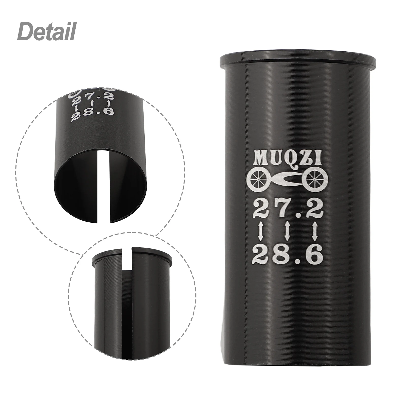 1pcs For Seat Post Tube Seatpost Sleeve MTB Bike Reducer Adapter Black Aluminum Alloy Seat Tubes Reducing Sleeve
1pcs For Seat Post Tube Seatpost Sleeve MTB Bike Reducer Adapter Black Aluminum Alloy Seat Tubes Reducing Sleeve
