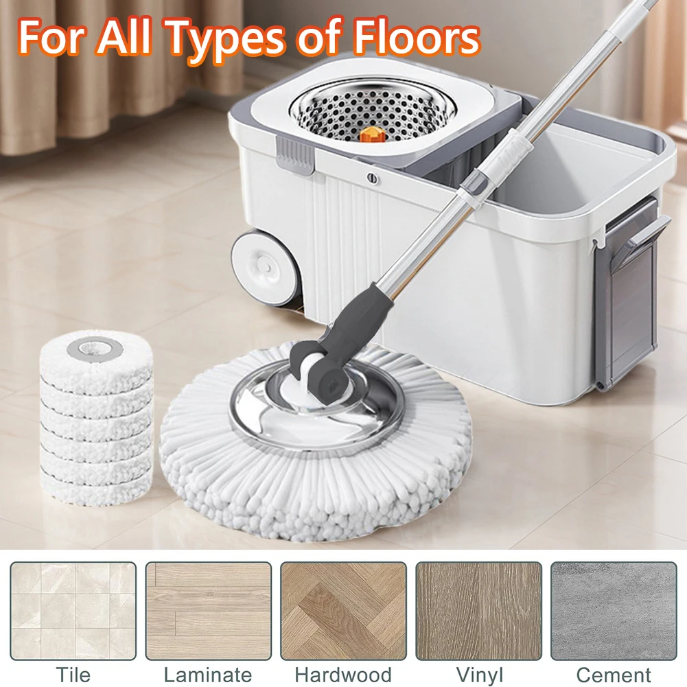 Система для уборки пола Spin Mop Bucket 360: автоматическая вращающаяся швабра с 6 дополнительными насадками для домашней уборки
Система для уборки пола Spin Mop Bucket 360: автоматическая вращающаяся швабра с 6 дополнительными насадками для домашней уборки