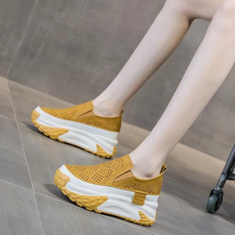 Woman Footwear Spring Autumn Hollow Mesh Breathable Shoes for Women High on Platform Casual Original Comfortable and Elegant 39
Woman Footwear Spring Autumn Hollow Mesh Breathable Shoes for Women High on Platform Casual Original Comfortable and Elegant 39