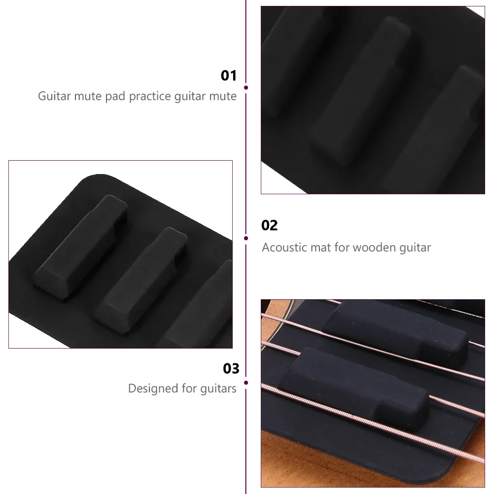 Guitar Practice Mute Silicone Mat Premium Durable Wear Resistant Simple Easy Install Eliminate Overtones Resonance Professional
Guitar Practice Mute Silicone Mat Premium Durable Wear Resistant Simple Easy Install Eliminate Overtones Resonance Professional