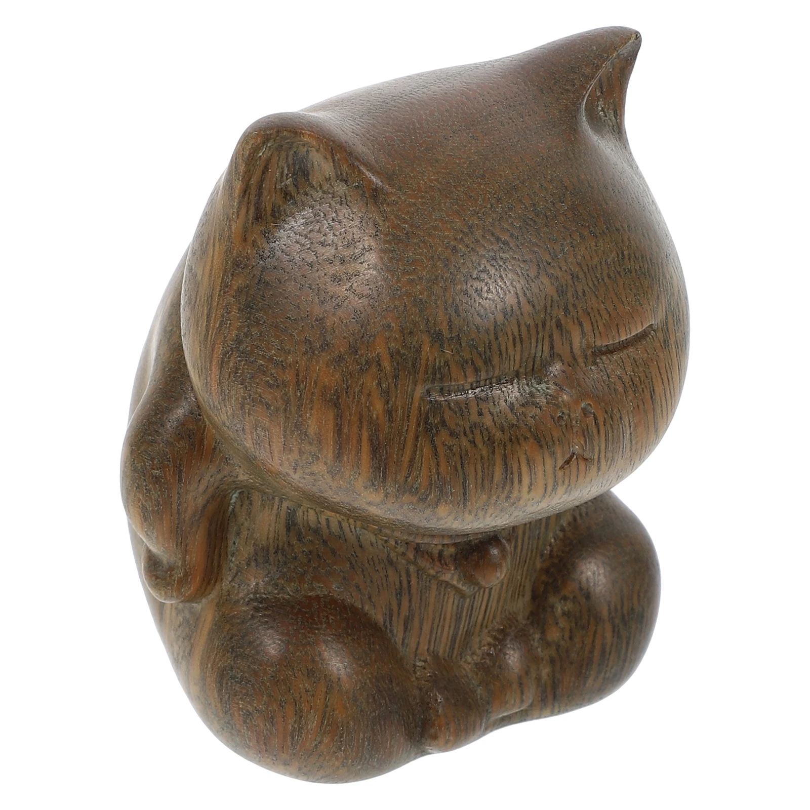 Wooden Cat Figurine Decor Exquisite Carved Desktop nament Craft S Non Fading Gift Idea Delicate Design Wood Cat Adorn
Wooden Cat Figurine Decor Exquisite Carved Desktop nament Craft S Non Fading Gift Idea Delicate Design Wood Cat Adorn
