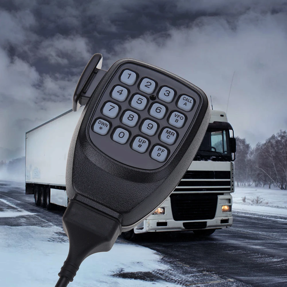 Ручной микрофон DTMF, 16 клавиш для автомобильного радио Kenwood TK-780 862 863G
Ручной микрофон DTMF, 16 клавиш для автомобильного радио Kenwood TK-780 862 863G