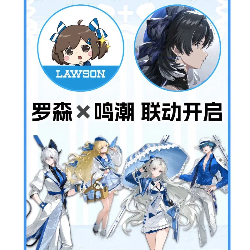 Anime Wuthering Waves X LAWSON Cosplay Brant Zani Phoebe Carlotta Montelli Double Sided Single-layer Acrylic Standing Plates
Anime Wuthering Waves X LAWSON Cosplay Brant Zani Phoebe Carlotta Montelli Double Sided Single-layer Acrylic Standing Plates