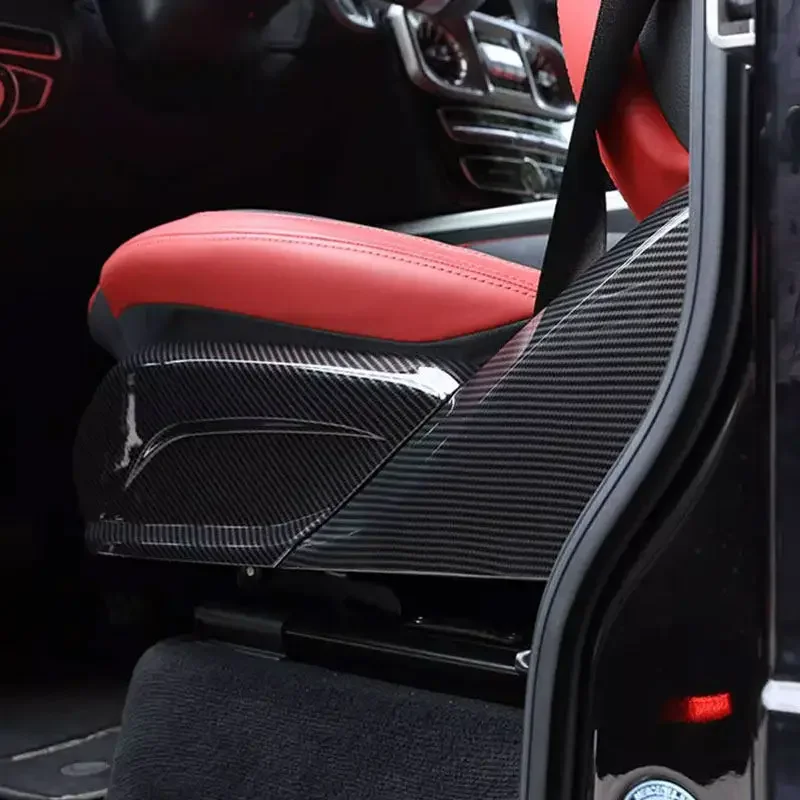ABS Carbon Fiber Texture Car Seat Side Panel Trim Decoration Accessories For Mercedes Benz G Class W463 2019 2020 2021 2022
ABS Carbon Fiber Texture Car Seat Side Panel Trim Decoration Accessories For Mercedes Benz G Class W463 2019 2020 2021 2022