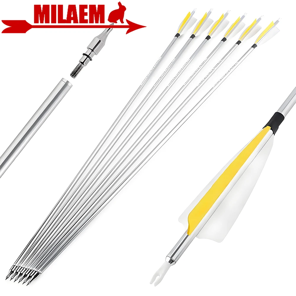 12 шт., 31,5 дюйма, алюминиевая стрела, позвоночник, 500 стрел, наружный диаметр 7,6 мм, блочный лук из турецкого пера, стрельба из лука, изогнутый лук, стрельба, охота
12 шт., 31,5 дюйма, алюминиевая стрела, позвоночник, 500 стрел, наружный диаметр 7,6 мм, блочный лук из турецкого пера, стрельба из лука, изогнутый лук, стрельба, охота