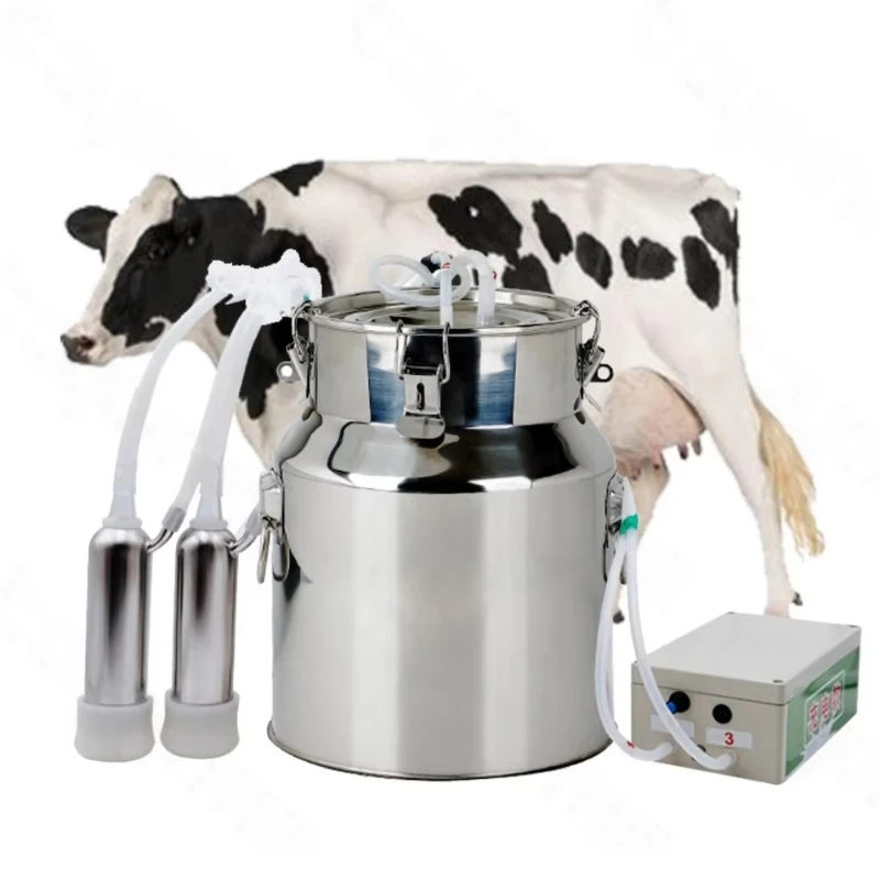 Portable manual goat cow milking machine with stainless steel bucket, automatic egg rotation
Portable manual goat cow milking machine with stainless steel bucket, automatic egg rotation