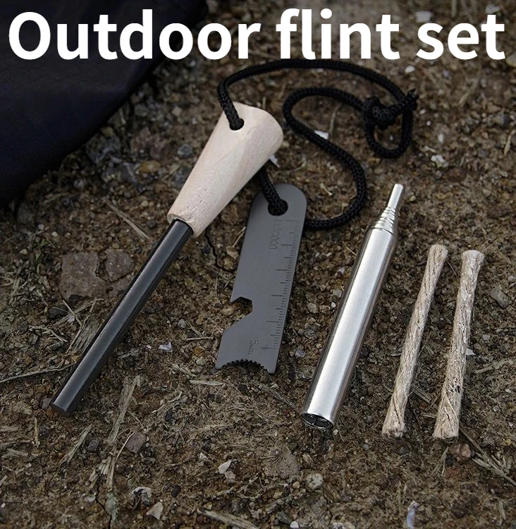 Multifunctional Fire Rod Survival Tool Camping Blowtorch Tube Impregnated with Wax Hemp Rope Outdoor Fire Stone EDC Set
Multifunctional Fire Rod Survival Tool Camping Blowtorch Tube Impregnated with Wax Hemp Rope Outdoor Fire Stone EDC Set