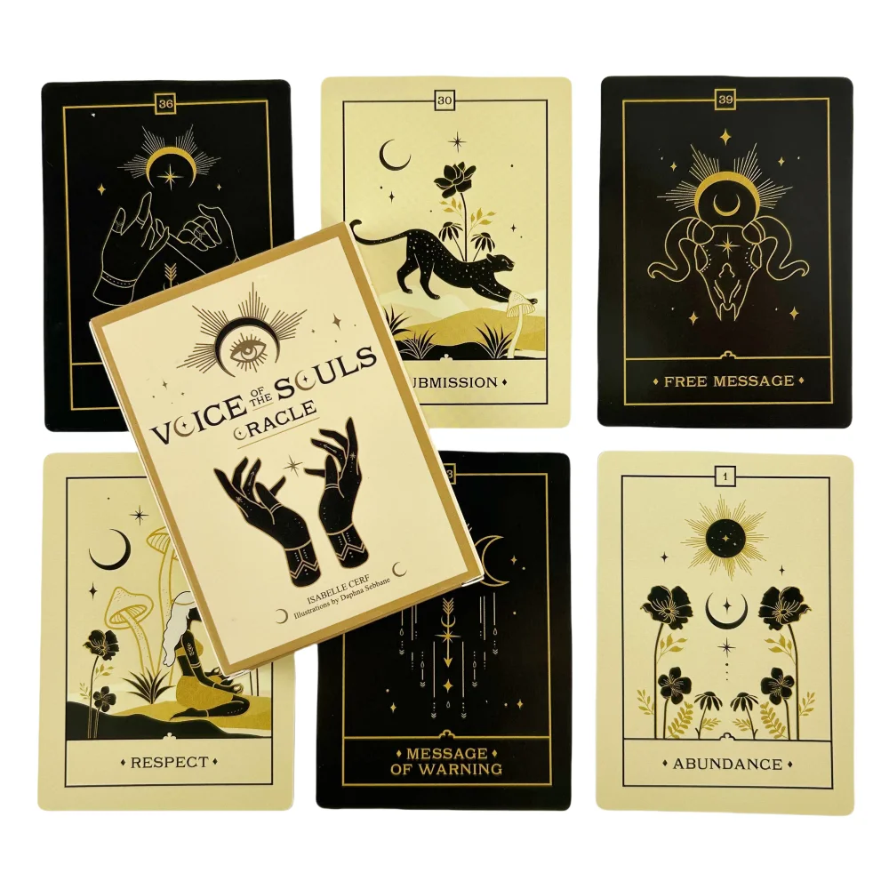 Voice Souls Oracle Cards A 42 Deck Tarot English Visions Divination Edition Borad Playing Games
Voice Souls Oracle Cards A 42 Deck Tarot English Visions Divination Edition Borad Playing Games