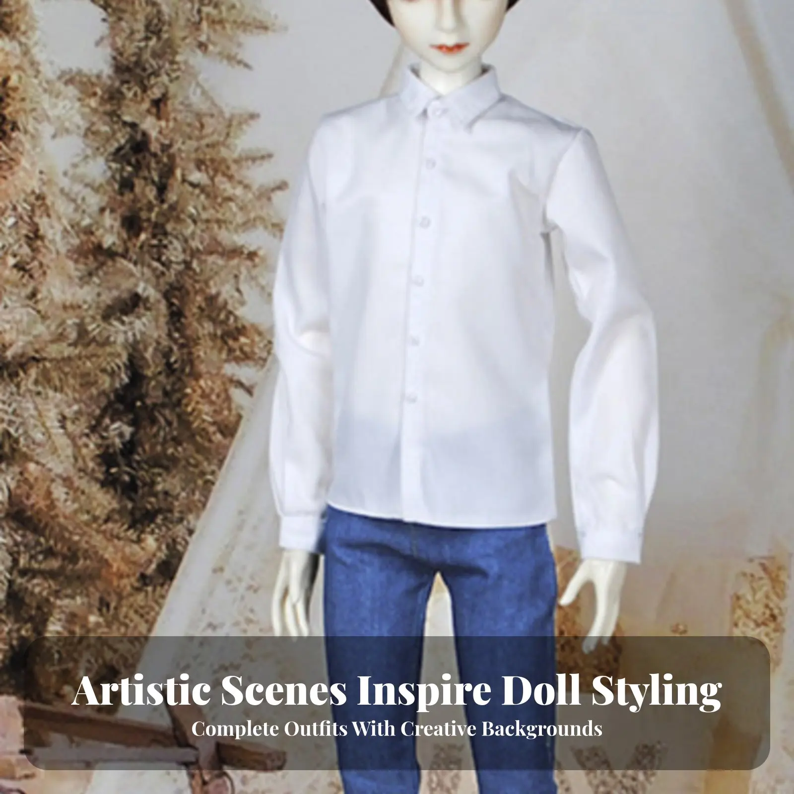 60cm Male Doll Outfit Handmade 1/3 Scales BJD Clothes Detailed Craftsmanship 1/3 BJD Doll Clothes for Collection Display
60cm Male Doll Outfit Handmade 1/3 Scales BJD Clothes Detailed Craftsmanship 1/3 BJD Doll Clothes for Collection Display