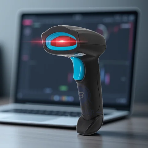 2D Wired/Wireless/Bluetooth Barcode Scanner Handheld Portable Reader QR PDF417 DM Bar Code Scanner 1D 2D Barcode Reader