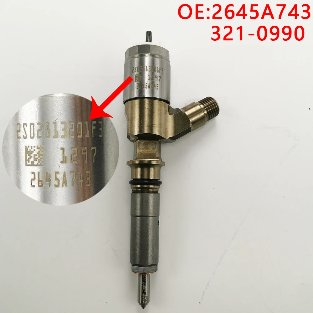 Original High Quality New For 321-0990 Fuel Injector for Truck Diesel Engine 2645A743 for CaterpillarCAT C6.6 Motor 10R-7668
Original High Quality New For 321-0990 Fuel Injector for Truck Diesel Engine 2645A743 for CaterpillarCAT C6.6 Motor 10R-7668