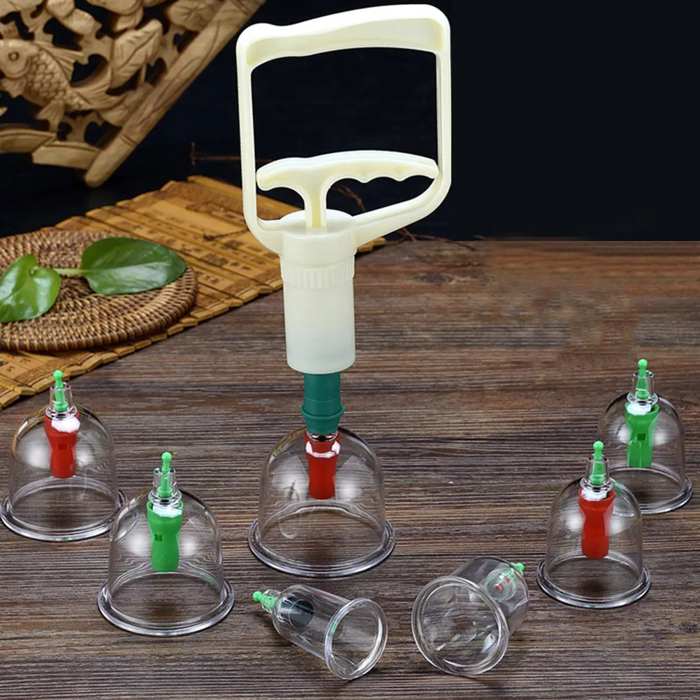 24 Vacuum Cupping Cups Kit Home Use Physical Therapy Device for Back Massage Pain Relief Blood Flow Improvement Natural Healing
24 Vacuum Cupping Cups Kit Home Use Physical Therapy Device for Back Massage Pain Relief Blood Flow Improvement Natural Healing