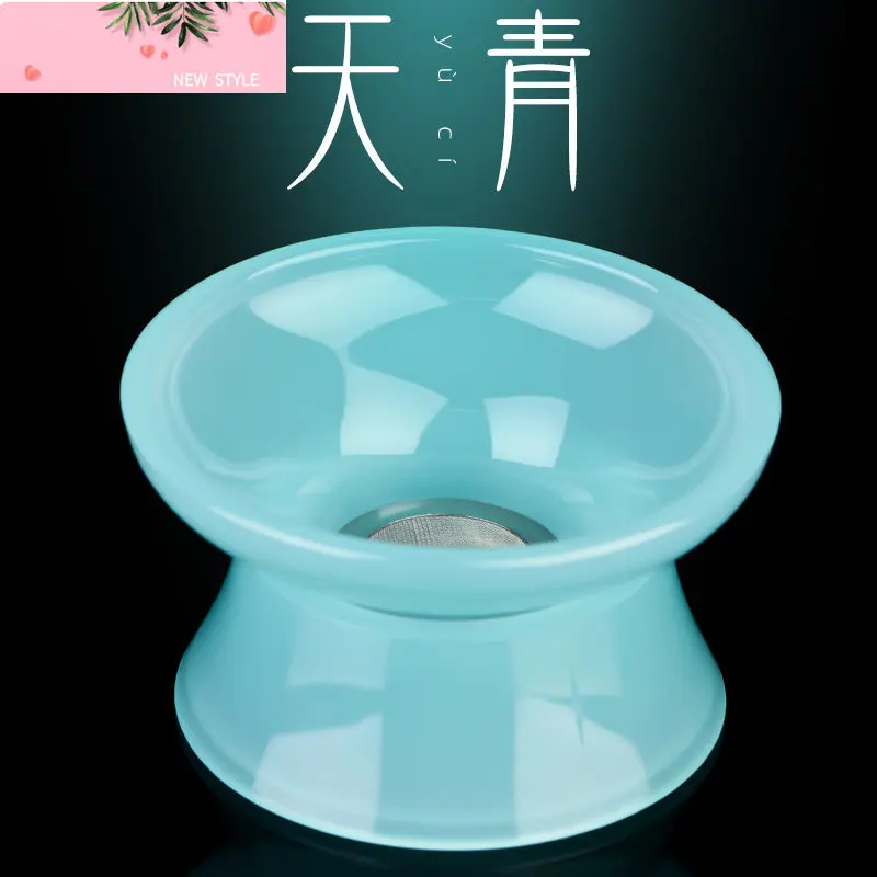 Небесно-голубой нефритовый фарфоровый ситечко для чая, фильтр из нержавеющей стали, перегородка для чая, чайный фильтр, китайский чайный сервиз, аксессуары для чайной церемонии
Небесно-голубой нефритовый фарфоровый ситечко для чая, фильтр из нержавеющей стали, перегородка для чая, чайный фильтр, китайский чайный сервиз, аксессуары для чайной церемонии