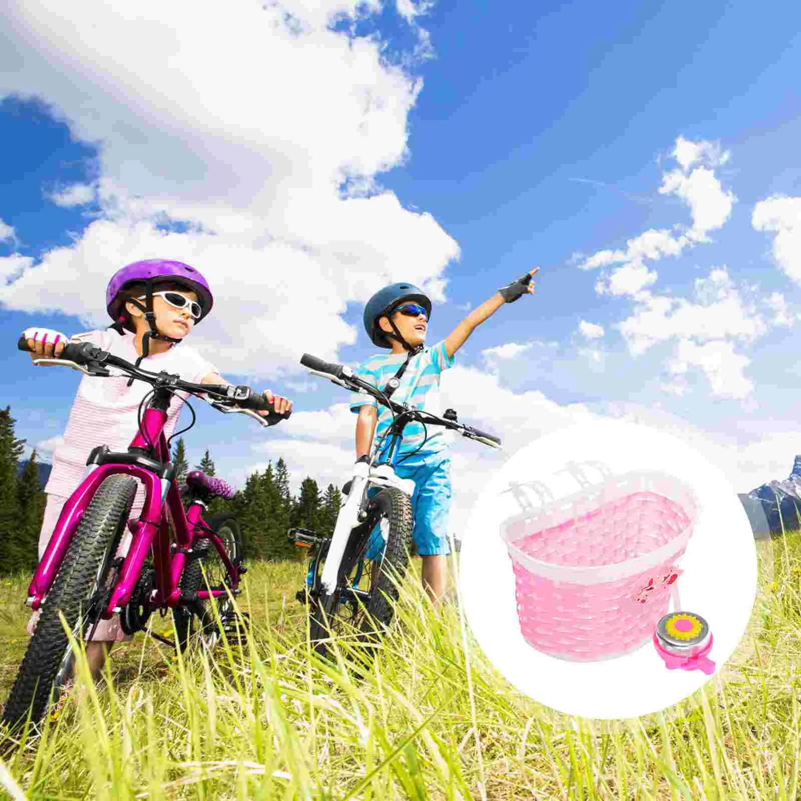 2pcs Kids Bike Basket Bell 1 Woven Front Container for Scooter Toddler Easy Install Storage Part Cycling
2pcs Kids Bike Basket Bell 1 Woven Front Container for Scooter Toddler Easy Install Storage Part Cycling
