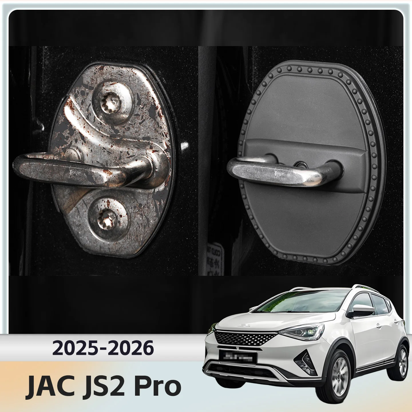 2/4Pcs Silicone Car Door Lock Cover Protective Decoration Case For JAC JS2 Pro 2025 - 2026
2/4Pcs Silicone Car Door Lock Cover Protective Decoration Case For JAC JS2 Pro 2025 - 2026