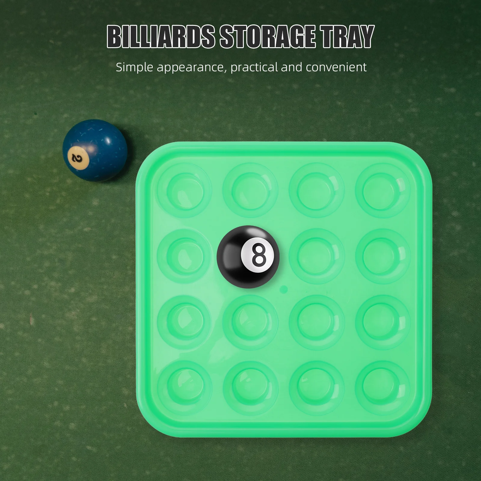 16 Slot Billiard Tray Plastic Pool Ball Holder Secure Fit for Game Room Organization Portable Table Accessory Snooker Ball
16 Slot Billiard Tray Plastic Pool Ball Holder Secure Fit for Game Room Organization Portable Table Accessory Snooker Ball