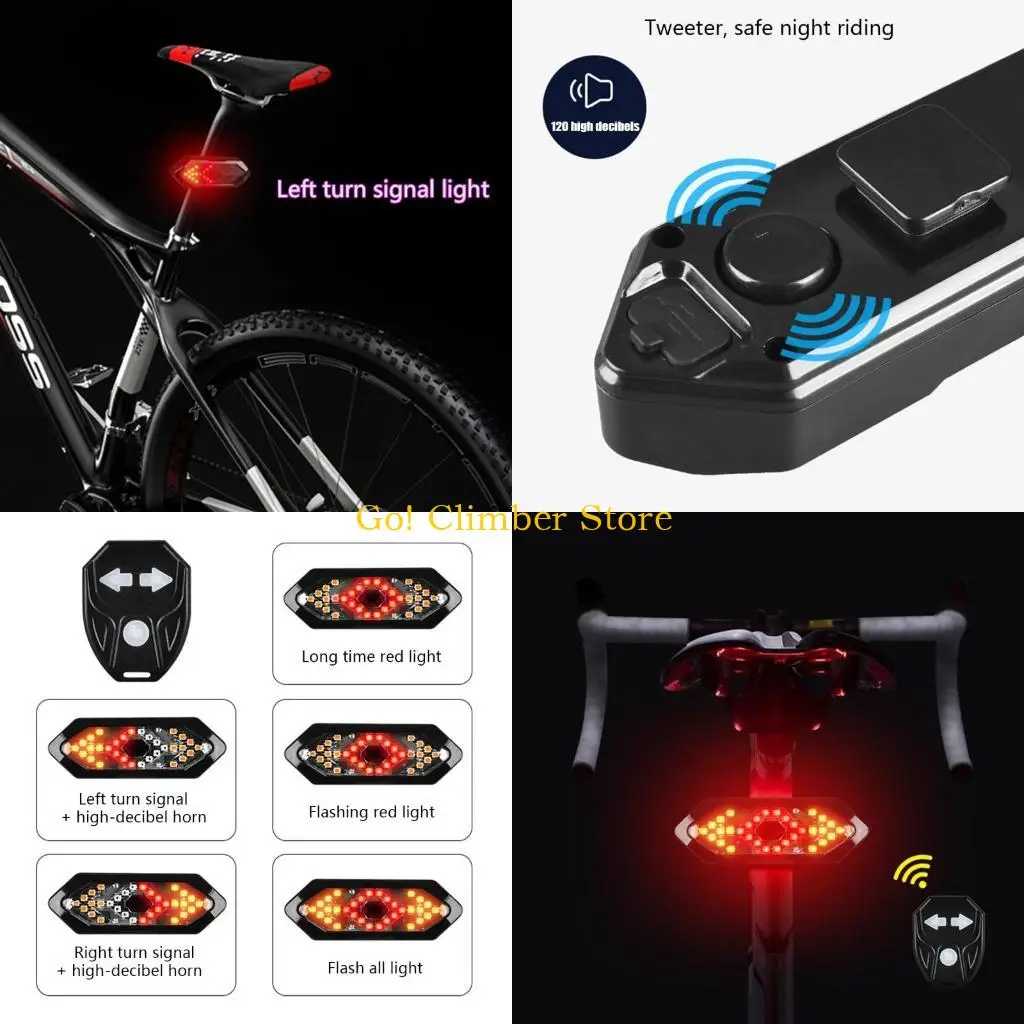 Q84C Tail Light USB Rechargable for Smart Wireless Remote Control Turn Warning Lamp Bike Taillight
Q84C Tail Light USB Rechargable for Smart Wireless Remote Control Turn Warning Lamp Bike Taillight