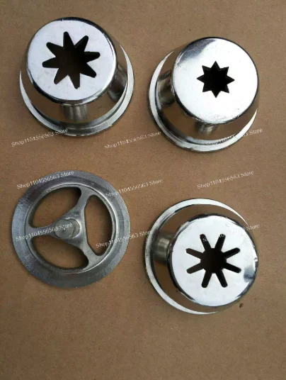Solid Hollow Stainless Steel Churrera Churro Nozzle Mold for Churros Machine 4 Molds/ Set 53mm Out Diameter
Solid Hollow Stainless Steel Churrera Churro Nozzle Mold for Churros Machine 4 Molds/ Set 53mm Out Diameter