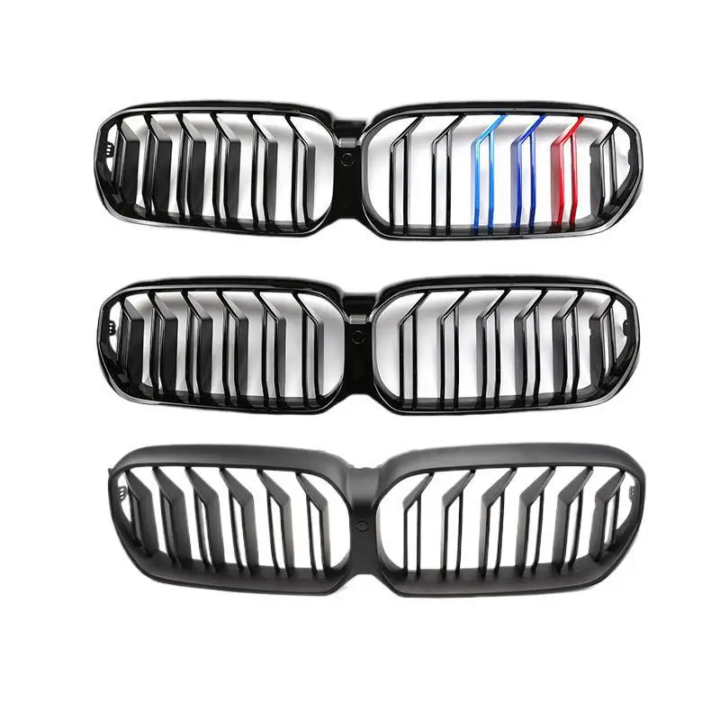 Applicable to 21 BMW 5 Series G30G38 later changed to double-line M bright black middle net three-color front grille carbon patt
Applicable to 21 BMW 5 Series G30G38 later changed to double-line M bright black middle net three-color front grille carbon patt