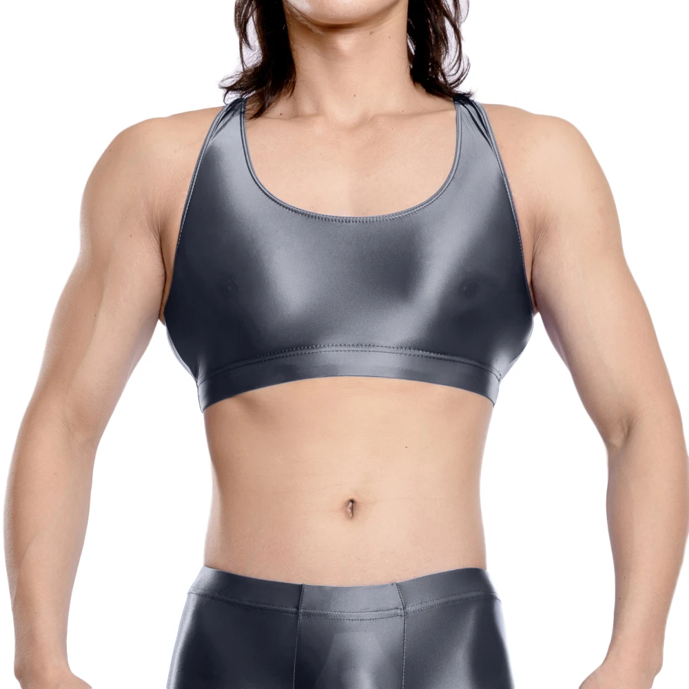 Сексуальные мужские высокоэластичные майки, рубашка, жилет, прозрачный модный короткий топ, сексуальные колготки без рукавов, одежда для йоги и клуба
Сексуальные мужские высокоэластичные майки, рубашка, жилет, прозрачный модный короткий топ, сексуальные колготки без рукавов, одежда для йоги и клуба