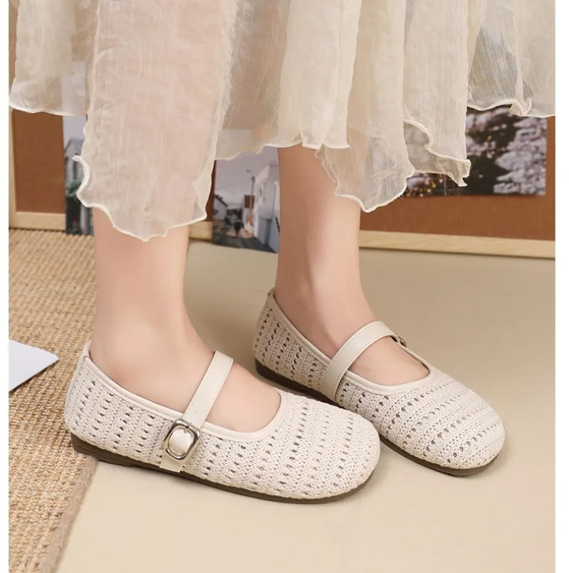 2026 Spring Summer Fall Vintage Boho Woven Shoes Thin Cutout Breathable Single Shoes
2026 Spring Summer Fall Vintage Boho Woven Shoes Thin Cutout Breathable Single Shoes