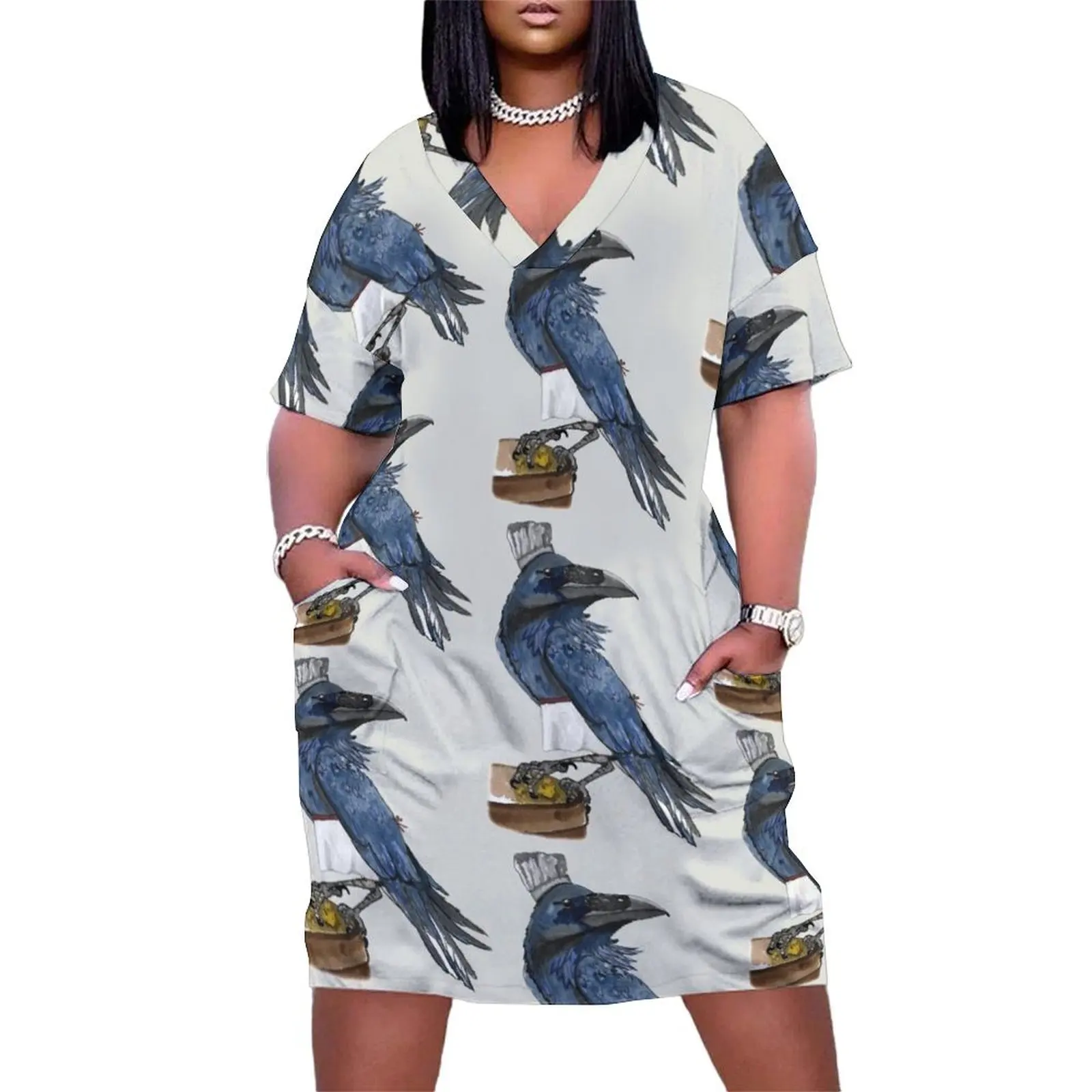 There's a blackbird in the kitchen Loose Pocket Dress dress for woman beach dress
There's a blackbird in the kitchen Loose Pocket Dress dress for woman beach dress