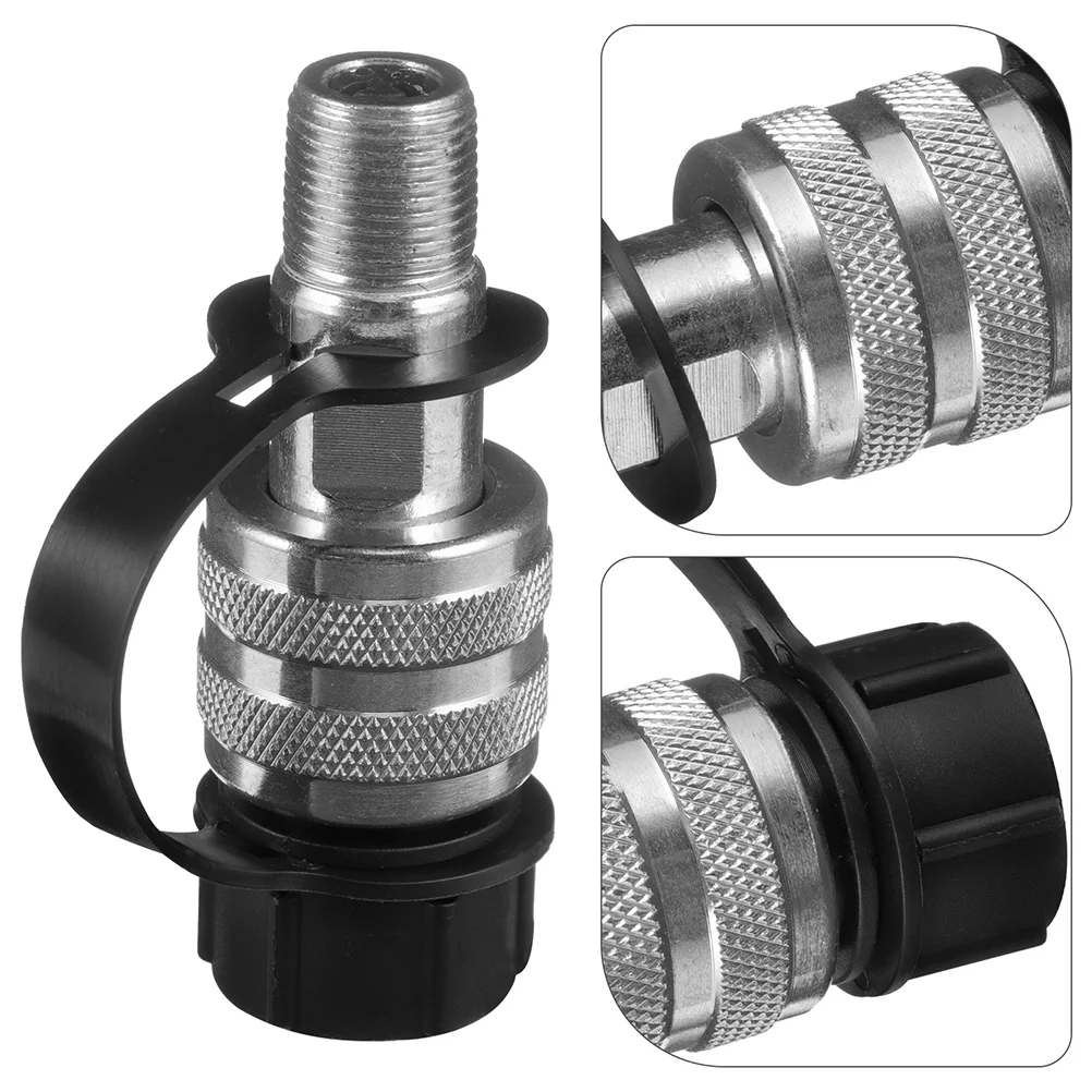 2 Pcs Pressure Hydraulic Quick Connector Parts Flat Face Couplers Fitting Hose Adapter Pump
2 Pcs Pressure Hydraulic Quick Connector Parts Flat Face Couplers Fitting Hose Adapter Pump