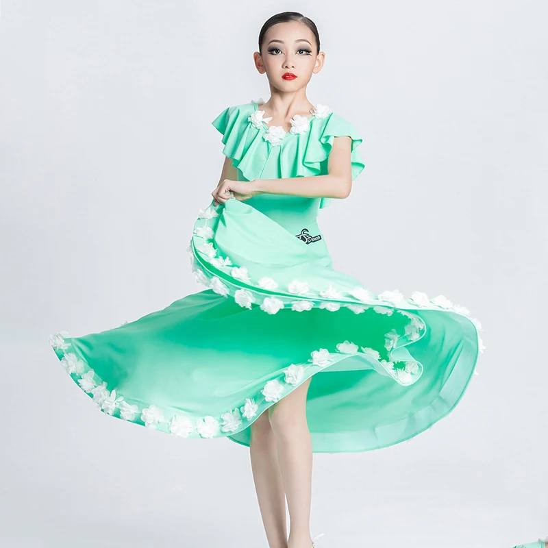 New Modren Dance Clothing Girls Latin Dance Dress Ruffled Top Skirts Kids Professional Competition Ballroom Dance Costume SL6722
New Modren Dance Clothing Girls Latin Dance Dress Ruffled Top Skirts Kids Professional Competition Ballroom Dance Costume SL6722