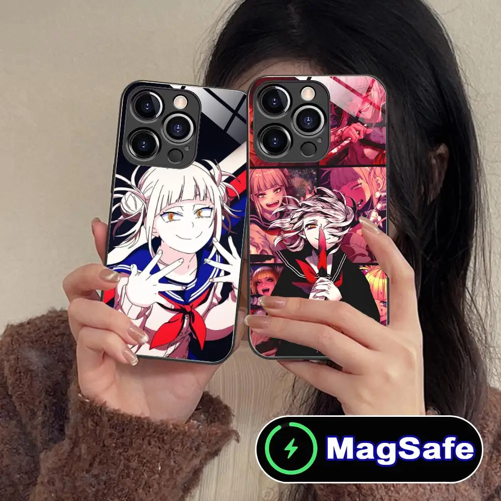 Чехол для телефона My Hero Academia Himiko Toga для iPhone 16, 15, 14, 13, 12, 11 Pro Max Plus Mini MagSafe, защитное стекло, роскошное 
Чехол для телефона My Hero Academia Himiko Toga для iPhone 16, 15, 14, 13, 12, 11 Pro Max Plus Mini MagSafe, защитное стекло, роскошное