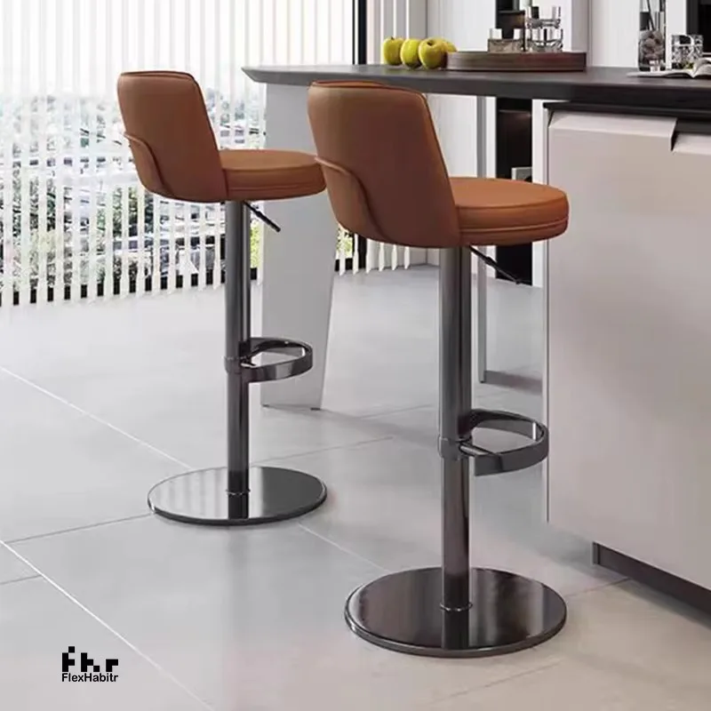 High End Custom Commercial Furniture Modern Style Night Club bar stool Seating Luxury Leather adjustable lifting metal frame
High End Custom Commercial Furniture Modern Style Night Club bar stool Seating Luxury Leather adjustable lifting metal frame