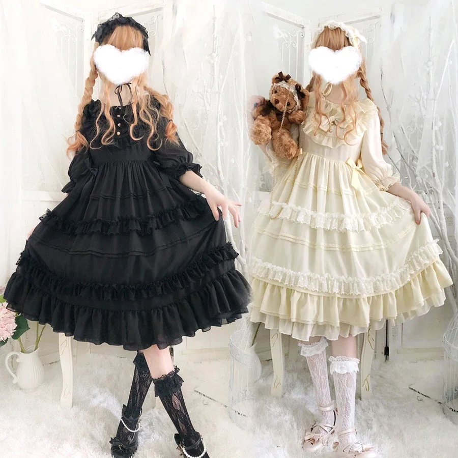 Japanese summer sweet lolita dress vintage high waist cute victorian dress kawaii girl gothic lolita op loli cosplay 2025
Japanese summer sweet lolita dress vintage high waist cute victorian dress kawaii girl gothic lolita op loli cosplay 2025