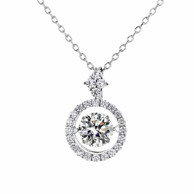 Hot Selling Female Luxury Gift Zircon S925 Sterling Silver Diamond Pendant Necklace
Hot Selling Female Luxury Gift Zircon S925 Sterling Silver Diamond Pendant Necklace
