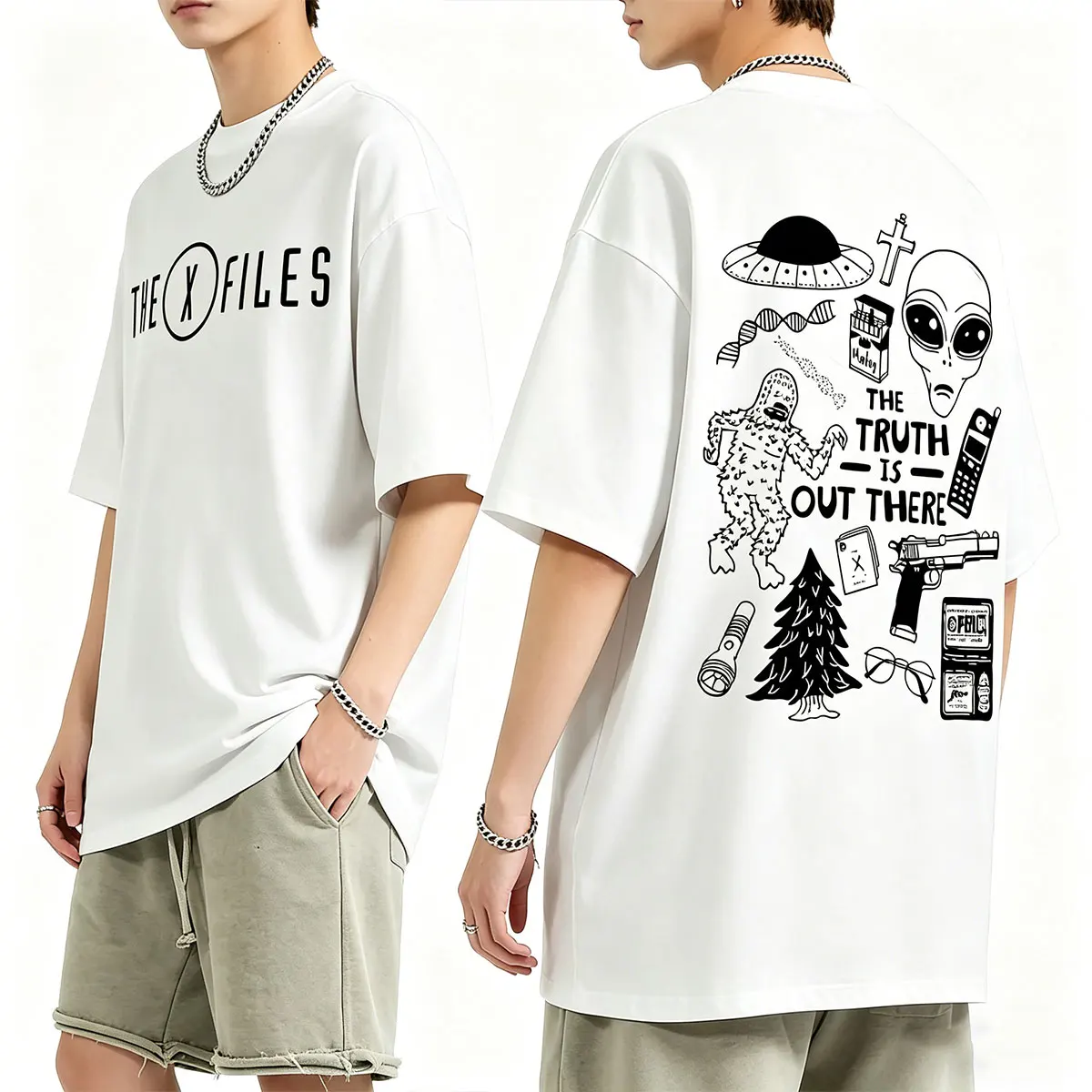 Movie The X Files The Truth Is Out There Merch T-shirt Men Women Clothing Casual Humor Cotton T Shirts Men's Funny Streetwear
Movie The X Files The Truth Is Out There Merch T-shirt Men Women Clothing Casual Humor Cotton T Shirts Men's Funny Streetwear