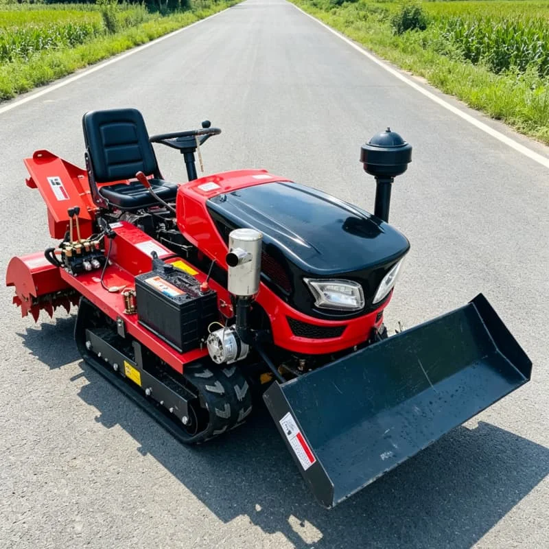 Customized Farm Tracked Rotary Tiller, CE Certified Tracked Tiller, All-scenario Farm Cultivation Equipment
Customized Farm Tracked Rotary Tiller, CE Certified Tracked Tiller, All-scenario Farm Cultivation Equipment
