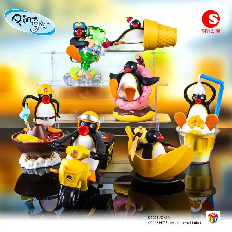 Серия Pingu'S Greedy Little Goose, слепая коробка, яйцо, настольное украшение, кукла-пингвин, креативная модная игрушка, праздничный подарок, настоящая предпродажа
Серия Pingu'S Greedy Little Goose, слепая коробка, яйцо, настольное украшение, кукла-пингвин, креативная модная игрушка, праздничный подарок, настоящая предпродажа