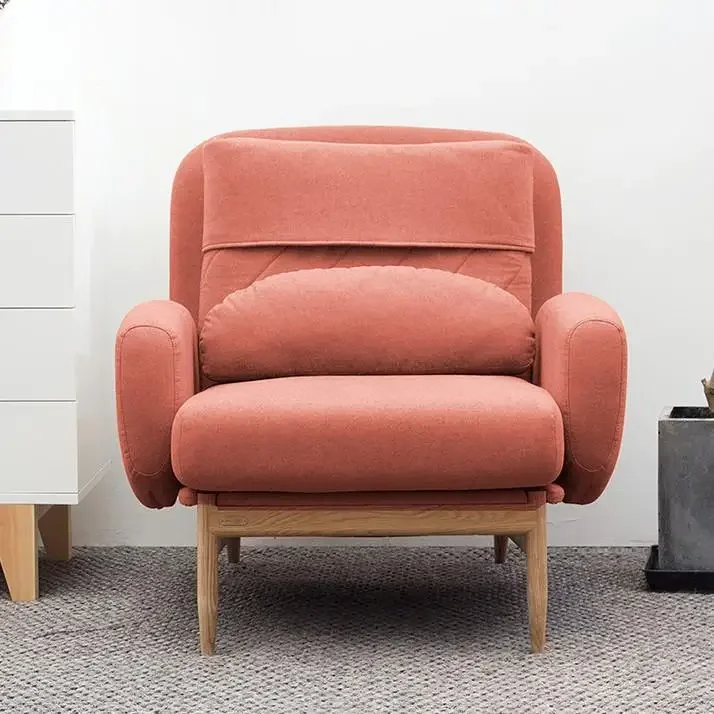 High-necked single sofa Nordic small apartment solid wood living room removable and washable fabric sofa
High-necked single sofa Nordic small apartment solid wood living room removable and washable fabric sofa