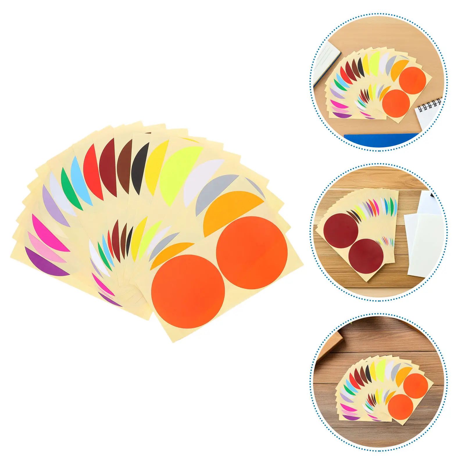 60 Sheets 4 Inch Colorful Circle Price Label Stickers Assorted Colors Removable Solid Adhesive Coding Labels for Office
60 Sheets 4 Inch Colorful Circle Price Label Stickers Assorted Colors Removable Solid Adhesive Coding Labels for Office