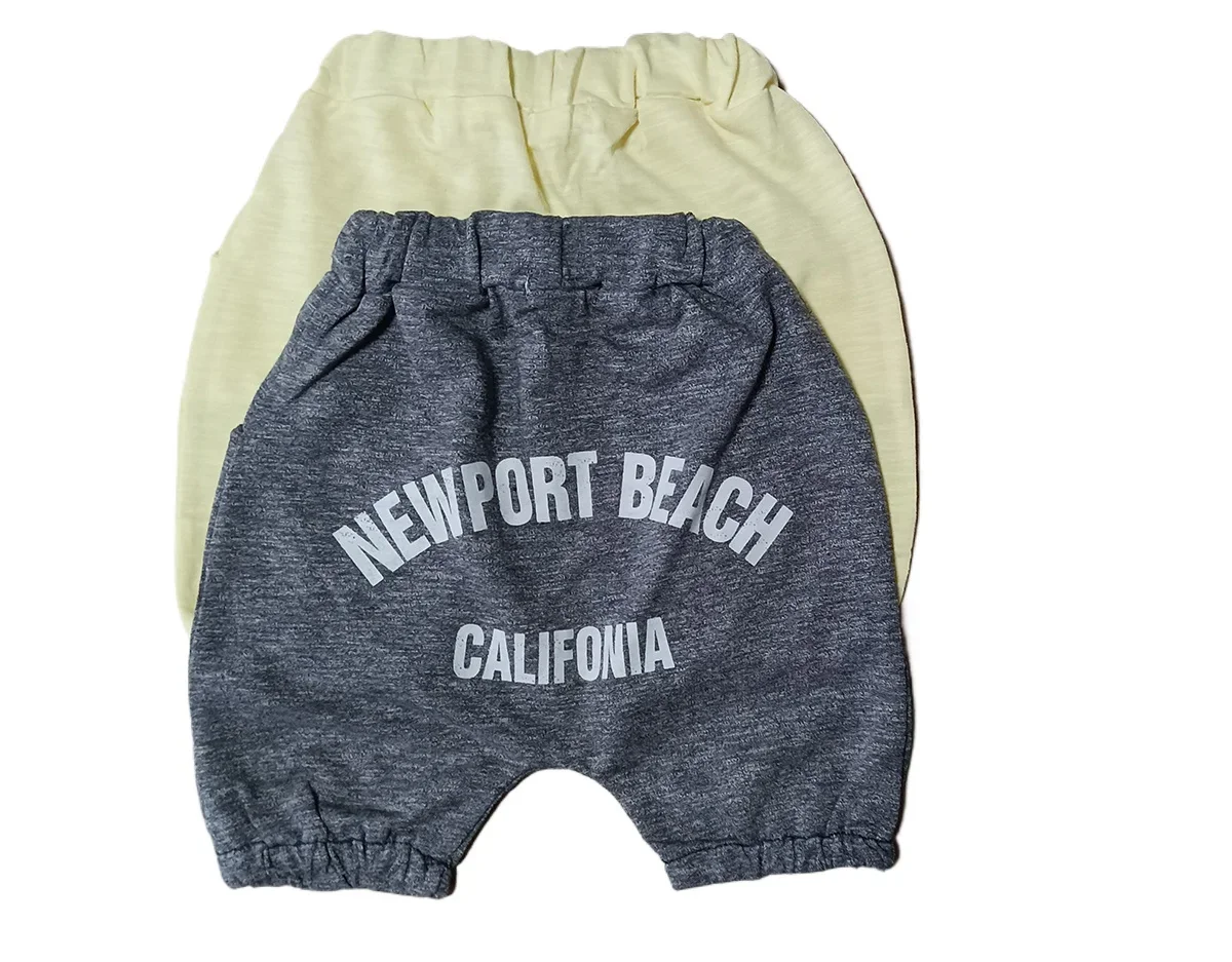 Boys shorts Simple loose pants for girls clothes letter print cotton harem pants summer
Boys shorts Simple loose pants for girls clothes letter print cotton harem pants summer