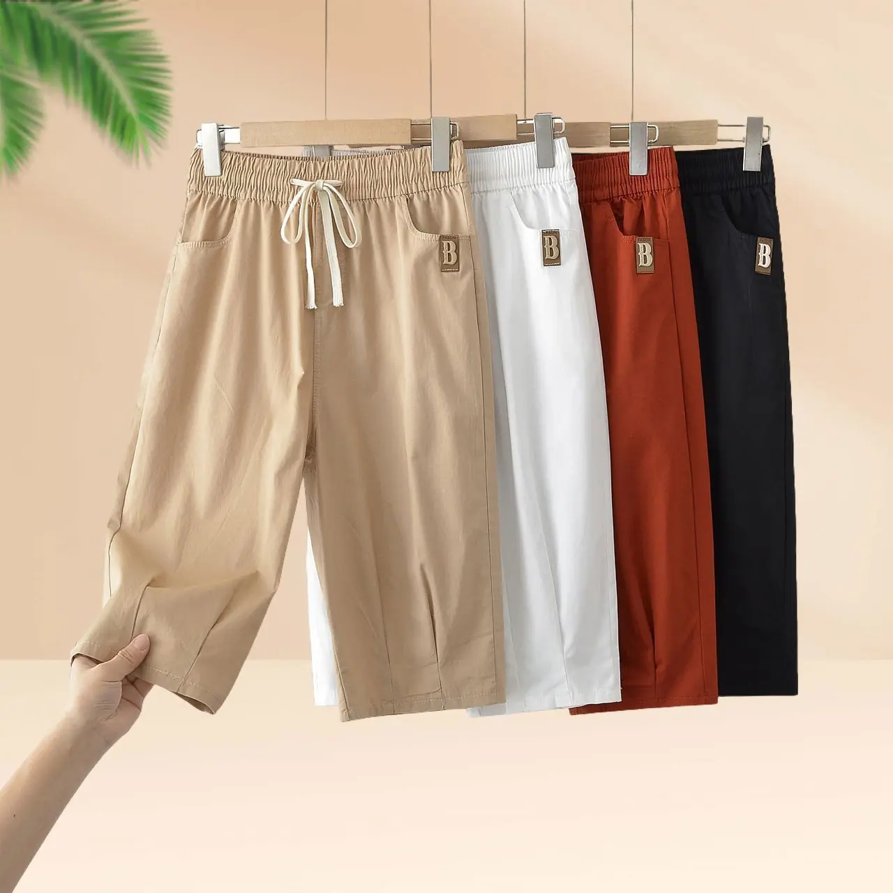 2025 Summer New Cotton Flax Casual High Waist Straight Ladies All-match Loose Solid Color Calf-Length Pants Female Trend Harem
2025 Summer New Cotton Flax Casual High Waist Straight Ladies All-match Loose Solid Color Calf-Length Pants Female Trend Harem