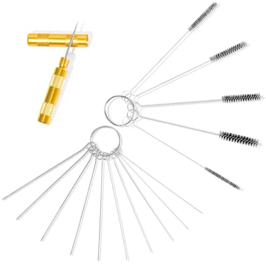 Airbrush Cleaning Kit, Airbrush Cleaner for Spray Paint Airbrush Cleaning, 16PCS Airbrush Accessories with 10 Cleaning Needles,
Airbrush Cleaning Kit, Airbrush Cleaner for Spray Paint Airbrush Cleaning, 16PCS Airbrush Accessories with 10 Cleaning Needles,