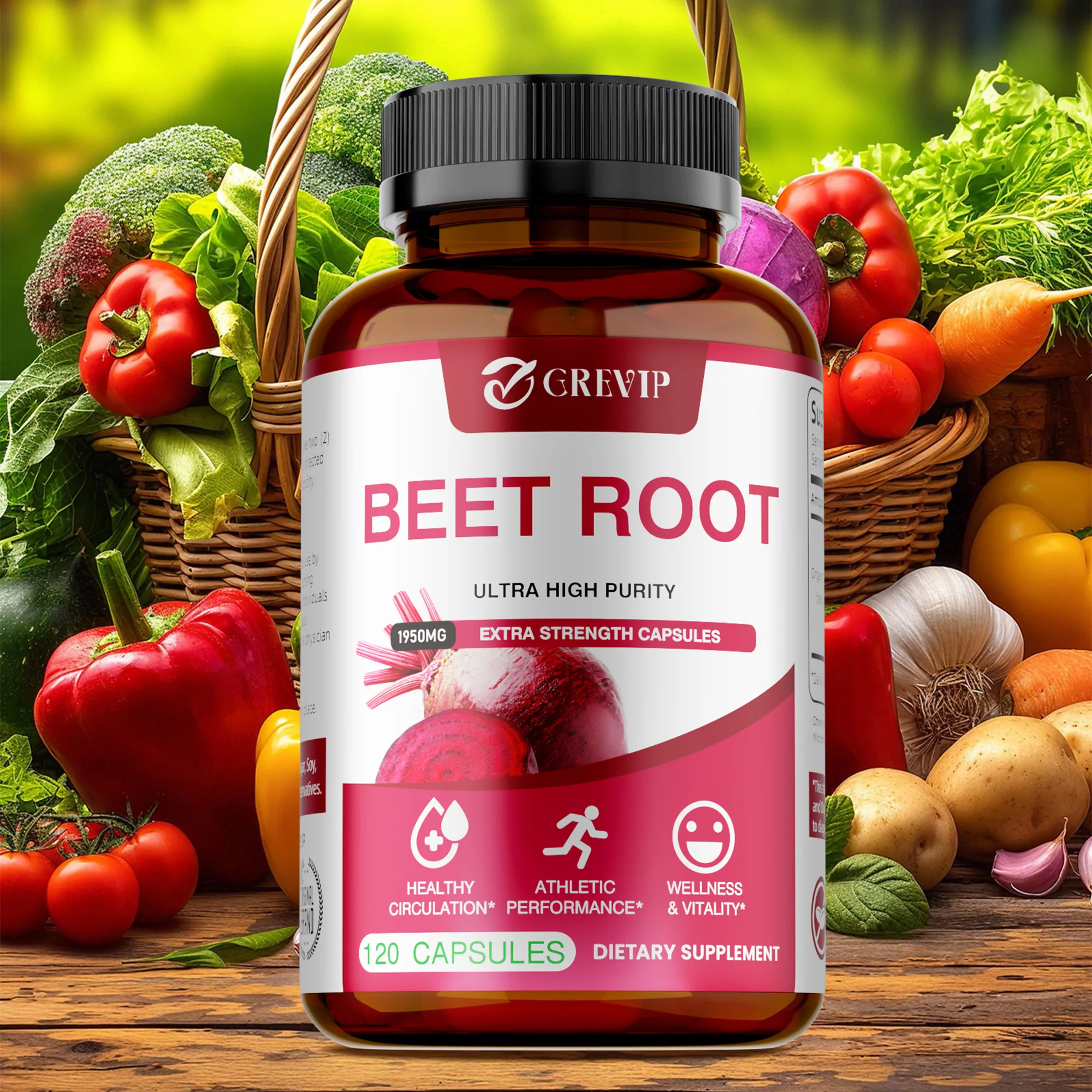 Капсулы из свеклы - Поддержка артериального давления, Здоровье сердца, Улучшение кровообращения, Добавка для улучшения кровотока, Без ГМО
Капсулы из свеклы - Поддержка артериального давления, Здоровье сердца, Улучшение кровообращения, Добавка для улучшения кровотока, Без ГМО