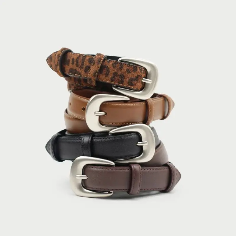 Leather Belt for Women Casual Waist Belt with Sliver Buckle Fashion Ladies Suede Belt for Jeans Pants Dress Gifts for Women
Leather Belt for Women Casual Waist Belt with Sliver Buckle Fashion Ladies Suede Belt for Jeans Pants Dress Gifts for Women