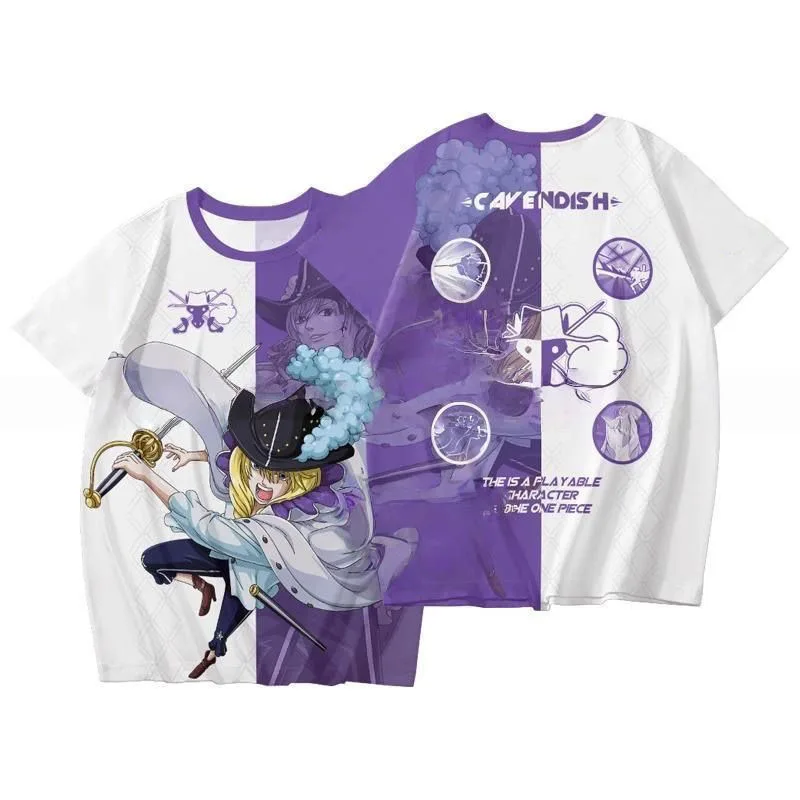 One Piece Peripheral Clothing, Frozolona Men's Short-sleeved T-shirt, Anime Summer Teenagers' Printed Trendy Pain Clothes
One Piece Peripheral Clothing, Frozolona Men's Short-sleeved T-shirt, Anime Summer Teenagers' Printed Trendy Pain Clothes