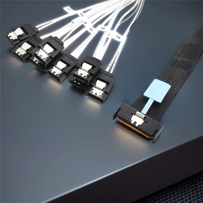 0.5M PCI-E Slimline SAS SFF-8654 8I To 8X SATA Server Hard Drive Conversion Cable SFF-8654 74P To 8Xsata 7P Cord
0.5M PCI-E Slimline SAS SFF-8654 8I To 8X SATA Server Hard Drive Conversion Cable SFF-8654 74P To 8Xsata 7P Cord